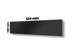 PERSX-04 černé plexisklo na SPZ bez výřezu