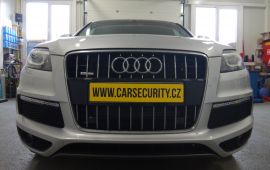 Audi Q7 montáž autoalarmu Jablotron CA-2103