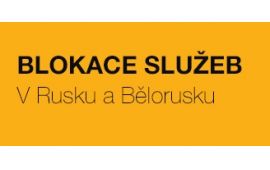 Blokace služeb Rusku a Bělorusku