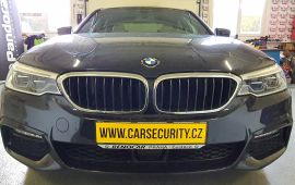 BMW 5 instalace zámku volantu Zeder