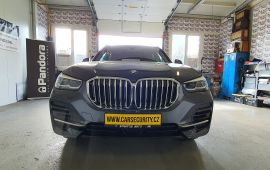 BMW X5 montáž zámku volantu Construct Steering