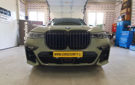 BMW X7 montáž autoalarmu Pandora SMART PRO v3