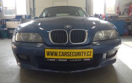 BMW Z3 montáž autoalarmu Jablotron