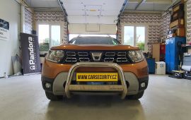 Dacia Duster montáž zámku volantu Zeder 