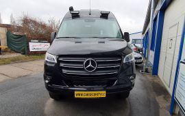 Mercedes Benz Sprinter Grand Canyon zabezpečeno autoalarmem Jablotron CA-2103