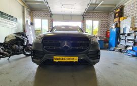 Mercedes GLS 500 montáž zámku volantu Construct Steering