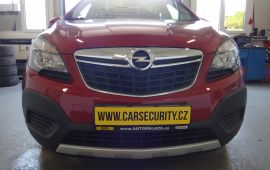 Opel Mokka montáž zámku řazení Construct + parkovací senzor Jablotron