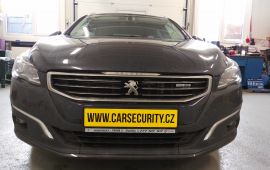 Peugeot 508 montáž mechanického zabezpečení řadící páky Construct