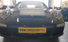 Porsche 911 Carrera S montáž Jablotron CA-2103