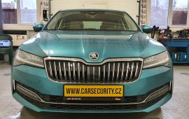 Škoda Superb III facelift montáž autoalarmu Jablotron CA-2103