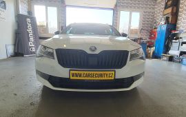 Škoda Superb III montáž autoalarmu GSM/GPS Jablotron CA-2103 