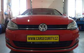 VW Golf VII montáž zámku volantu Zeder lock