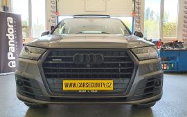 Zabezpečení Audi Q7 autoalarmem Jablotron CA-2103