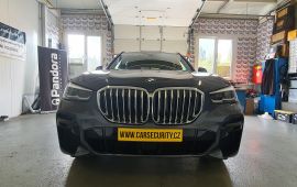 Zabezpečení BMW X5 autoalarmem Jablotron s připojením na PCO