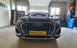 Zabezpečení nového vozu Audi Q5 autoalarmem Jablotron CA-2103