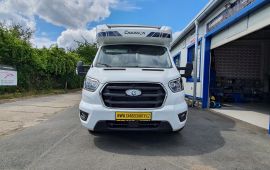 Zabezpečení nového vozu Ford Tranzit Chausson autoalarmem Jablotron CA-2103