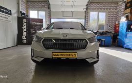 Zabezpečení nového vozu Škoda Eniaq autoalarmem Pandora SMART PRO