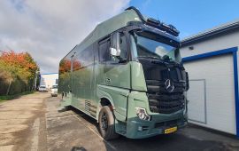 Zabezpečení obytného vozu Mercedes Actros autoalarmem Jablotron CA-2103