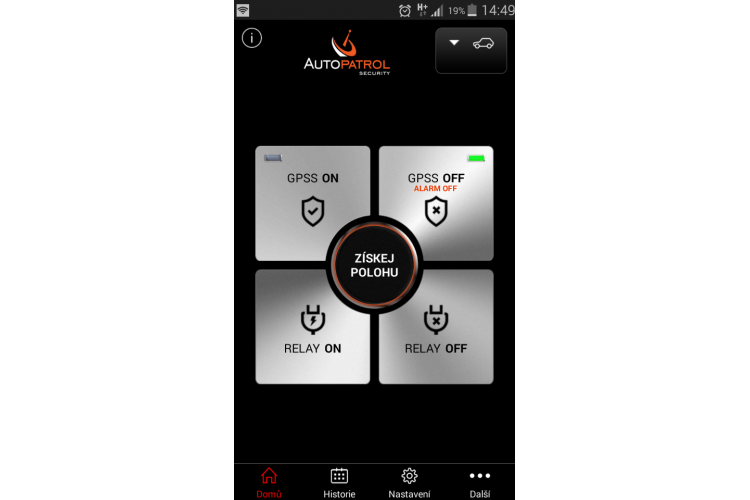 AutoPatrol security má aplikaci pro chytré telefony